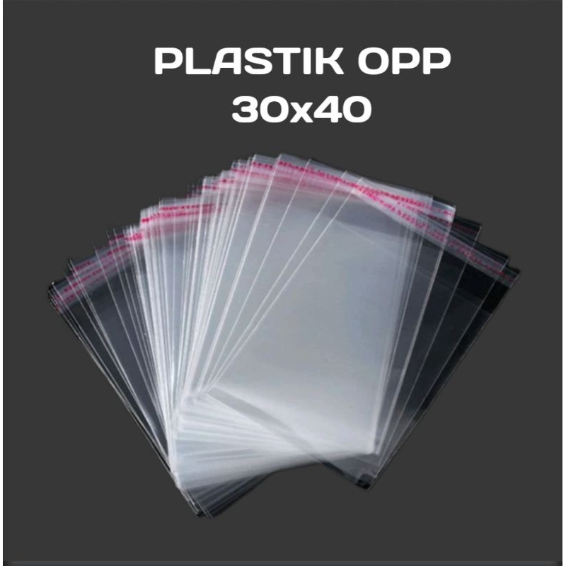 Jual Plastik Bungkus Baju Tebal Plastik Opp Seal Uk 30x40 Shopee Indonesia 0309