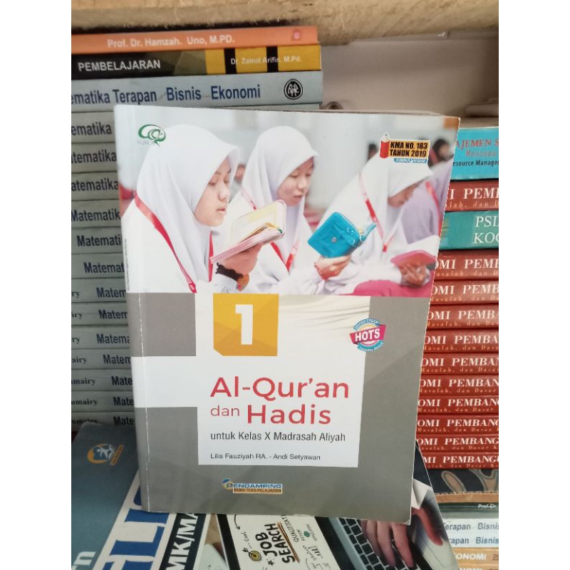 Jual Buku Alquran Dan Hadis 1 Kelas 10 Sma Ma Aqila Shopee Indonesia