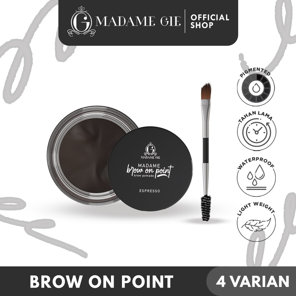 Jual Madame Gie Madame Brow On Point – Make Up Eyebrow Pomade Cream ...
