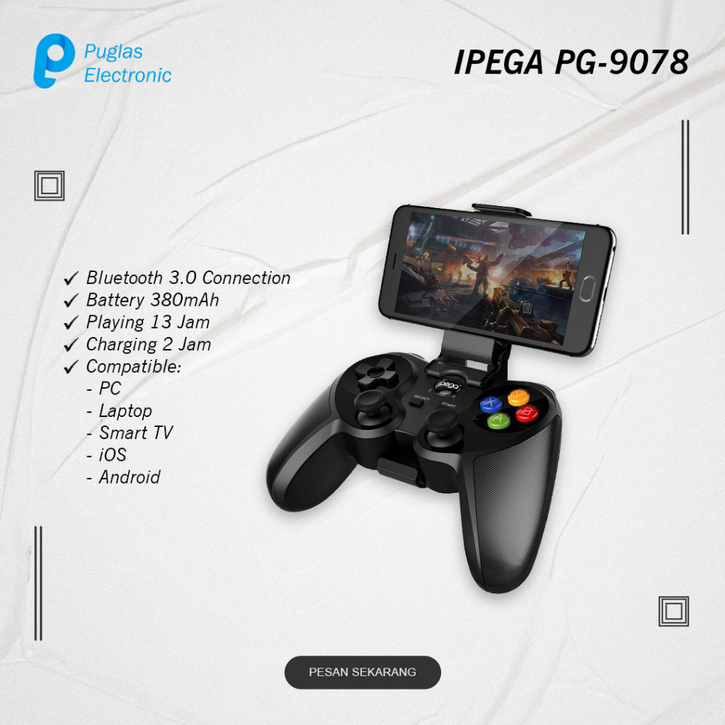 Jual Joystick Bluetooth Ipega PG-9078 Stick Gaming Gamepad Wireless ...
