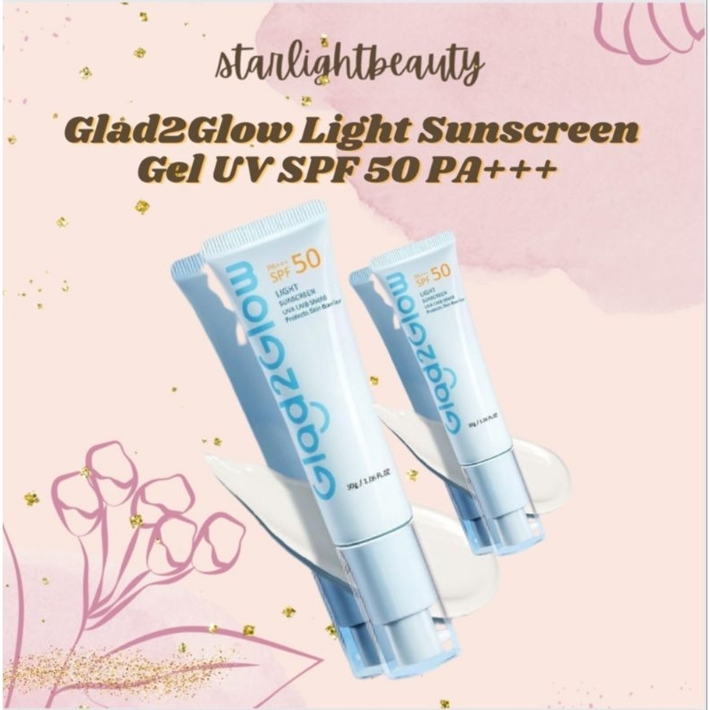 Jual Ready Stock No Po Termurah Glad Glow Glad Glow Light Sunscreen