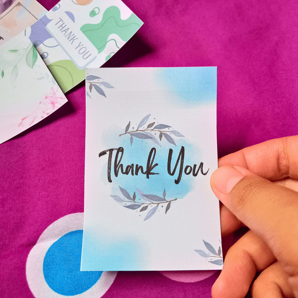 Jual Isi 10 Pc Thank You Card Online Shop Label Tambahan Pengiriman Bisa Custom Thank You 7234