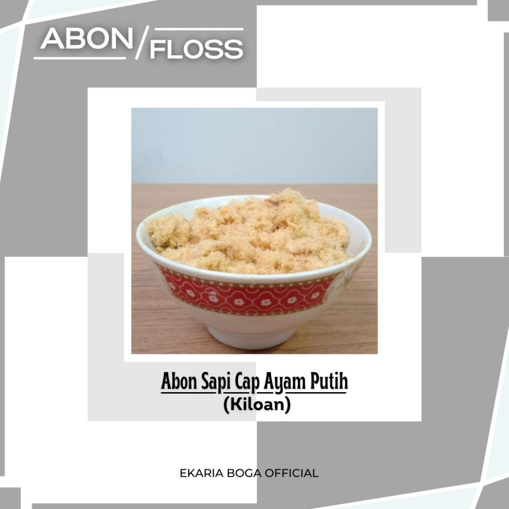 Jual Floss Abon Abon Sapi Cap Ayam Putih Abon Ayam Putih