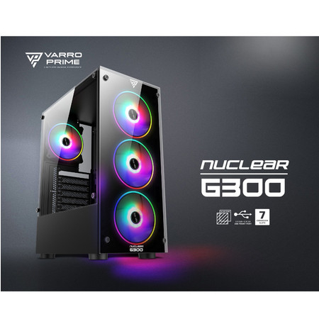 Jual CASING VARRO NUCLEAR G300 + FREE 3 FAN GAMING | Shopee Indonesia