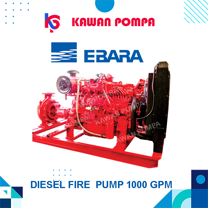 Jual Diesel Hydrant Fire Pump 1000 GPM, Diesel Fire Pump 1000 GPM