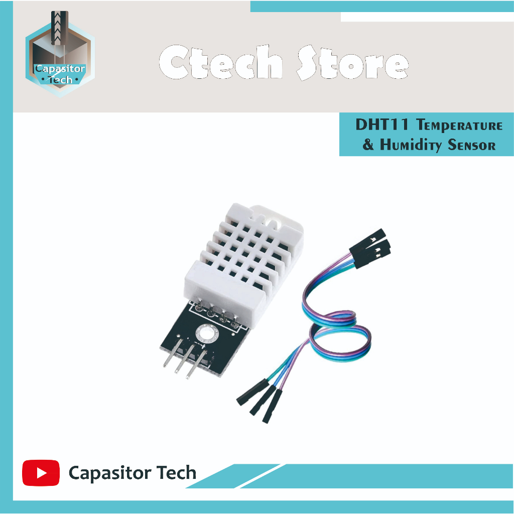 Jual DHT11 DHT-11 DHT 11 Sensor Suhu dan Kelembaban Temperatur dan ...