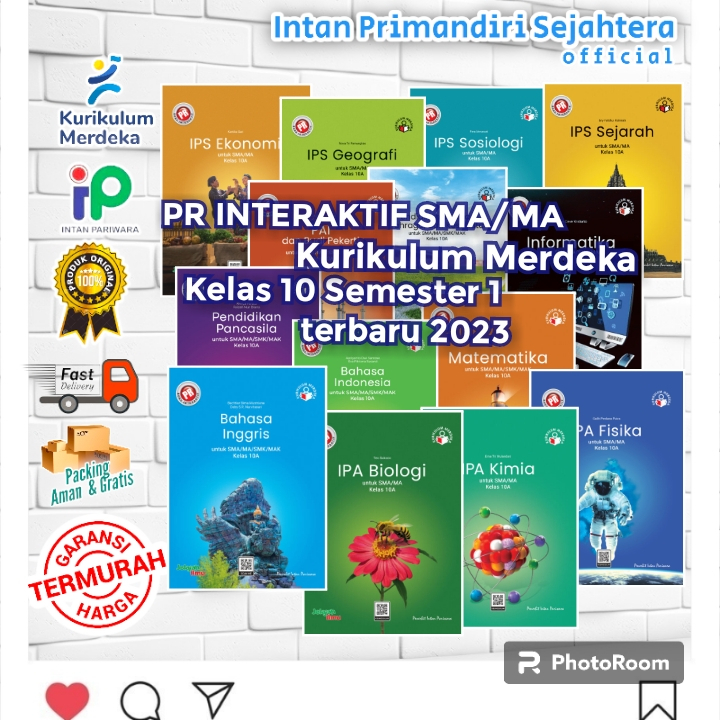 Jual PROMO!!! BUKU PR Interaktif Kurikulum Merdeka SMA/MA : Kelas 10 ...