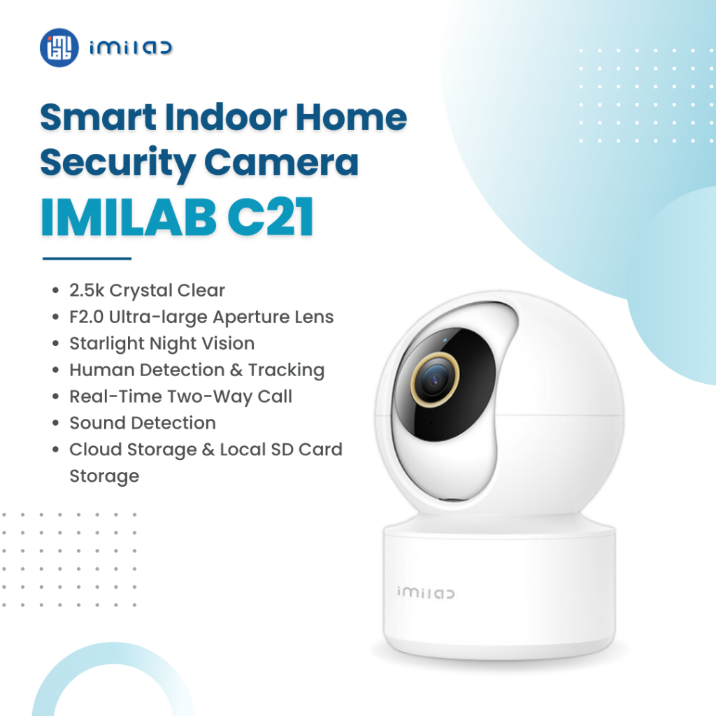 Jual Imilab C21 Home Security Camera 2.5K Night Vision 360° IP Camera ...
