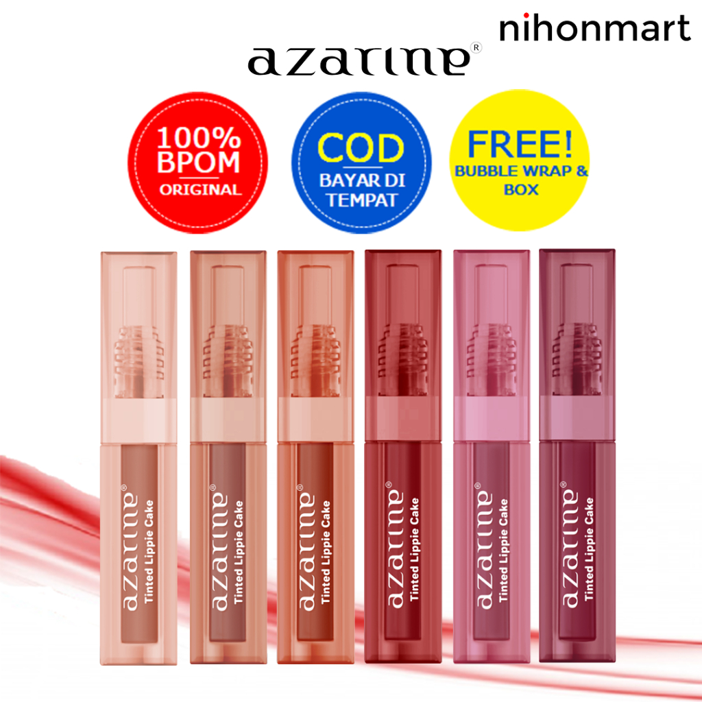 Jual Azarine Tinted Lippie Cake 2.9ml | Shopee Indonesia