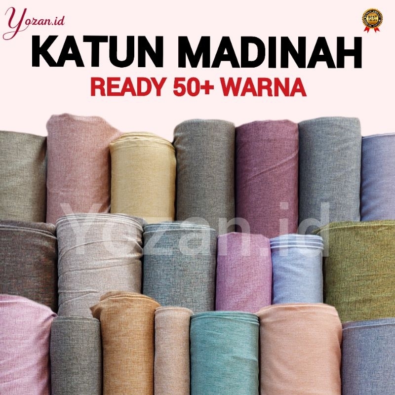 Jual Kain Katun Madinah Premium Cotton Madina Madinah Lebar 1.5m ...
