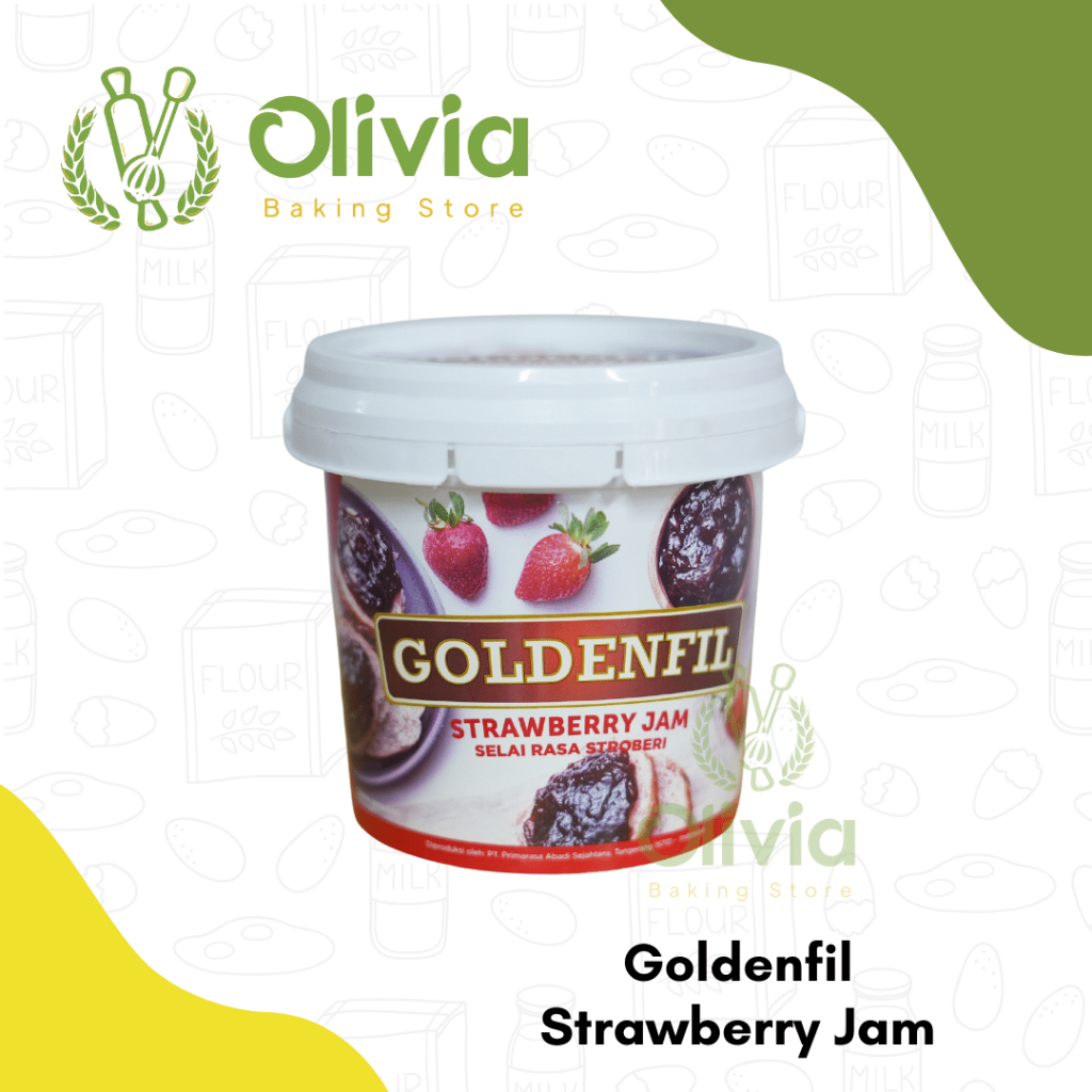 Jual Selai Stroberi Strawberry Jam Goldenfil 1 Kg Shopee Indonesia