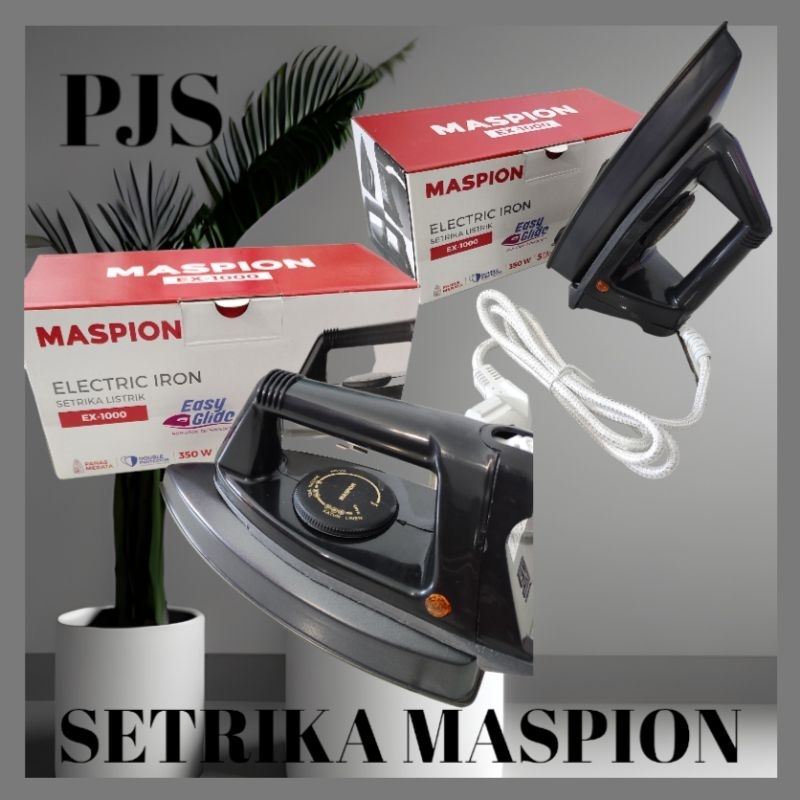 Jual Setrika Maspion Electric Iron Ex 1000 Shopee Indonesia 3059