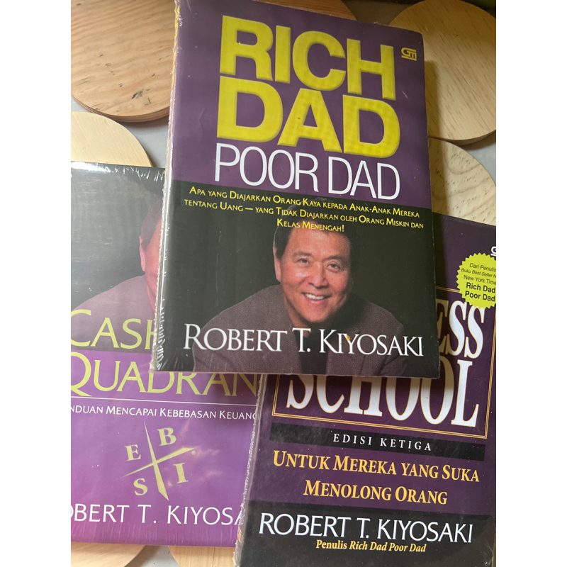 Jual PAKET 3 BUKU CASHFLOW QUADRANT - BUSINESS SCHOOL - RICH DAD POOR ...