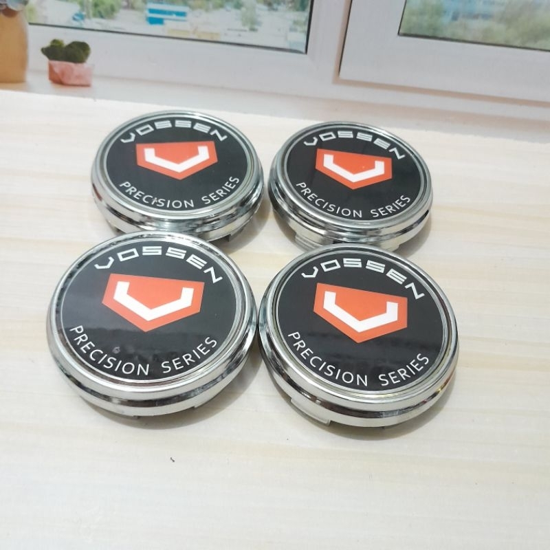 Jual dop roda tutup velg mobil racing variasi datar chrome logo vossen ...