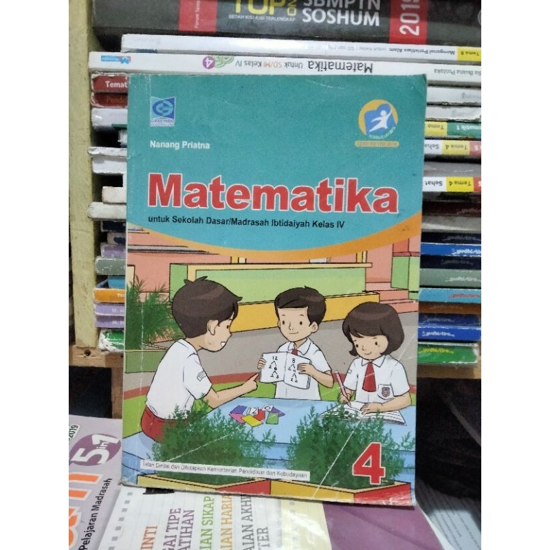 Jual BUKU MATEMATIKA KELAS 4/IV SD/MI GRAFINDO | Shopee Indonesia