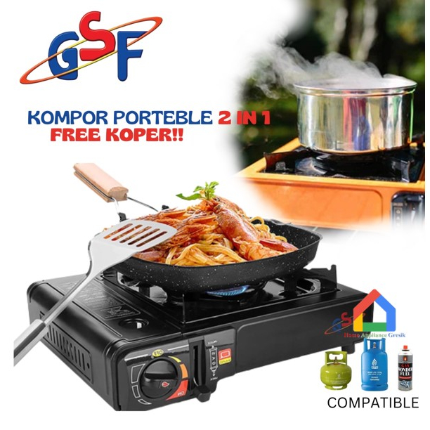 Jual Kompor Gas Portable Praktis Gsf Omicko Kompor Portabel Mudah