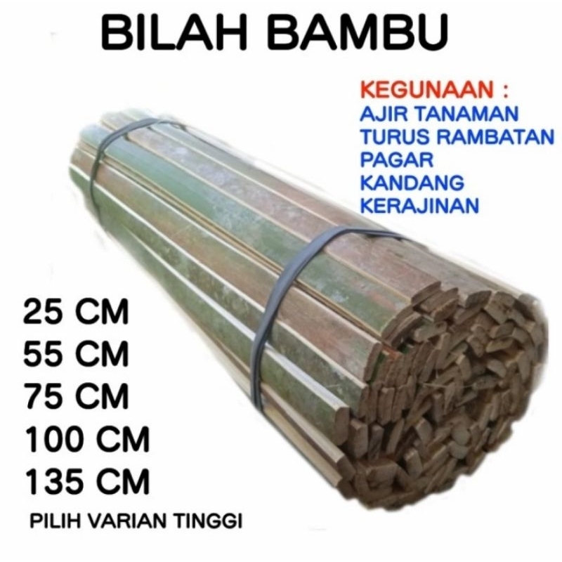 Jual Ajir Bambu Turus Bambu Bilah Bambu Tua Kerajinan Bambu Ajir