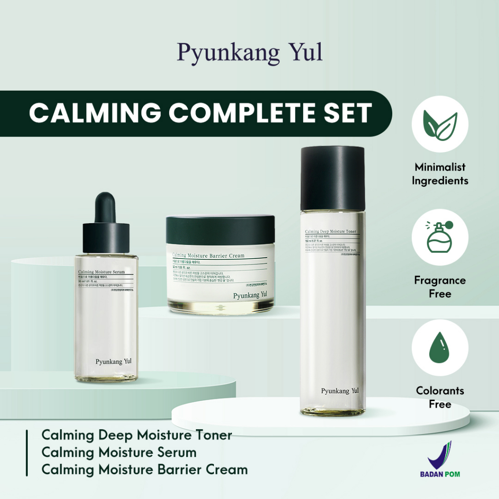 Jual PYUNKANG YUL Calming Complete Set Calming Deep Moisture Toner 