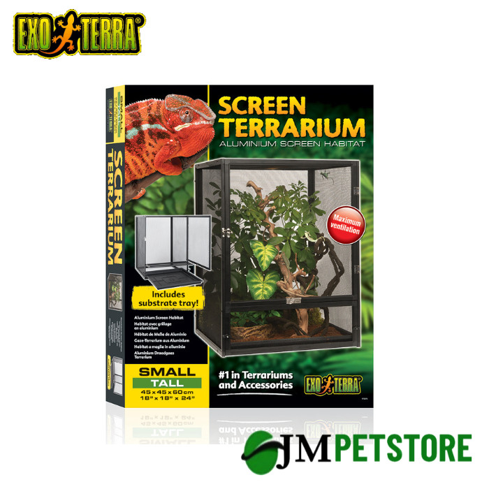 Exo Terra Pro Terrarium 45x45x60cm - Premium Terrarium Für Reptilien