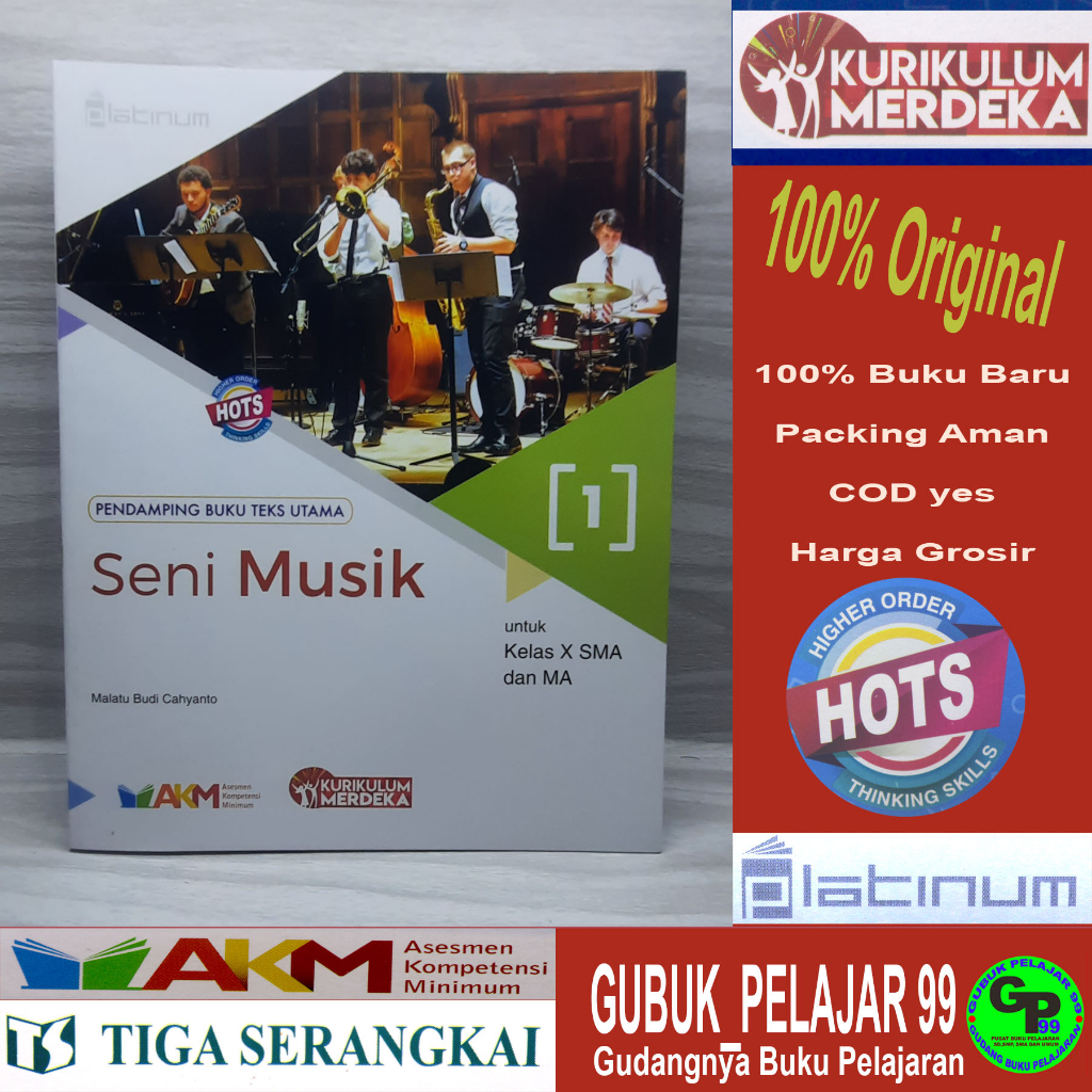 Jual Buku Paket Siswa SENI MUSIK 1 Kelas 10/X SMA/MA Kurikulum Merdeka ...