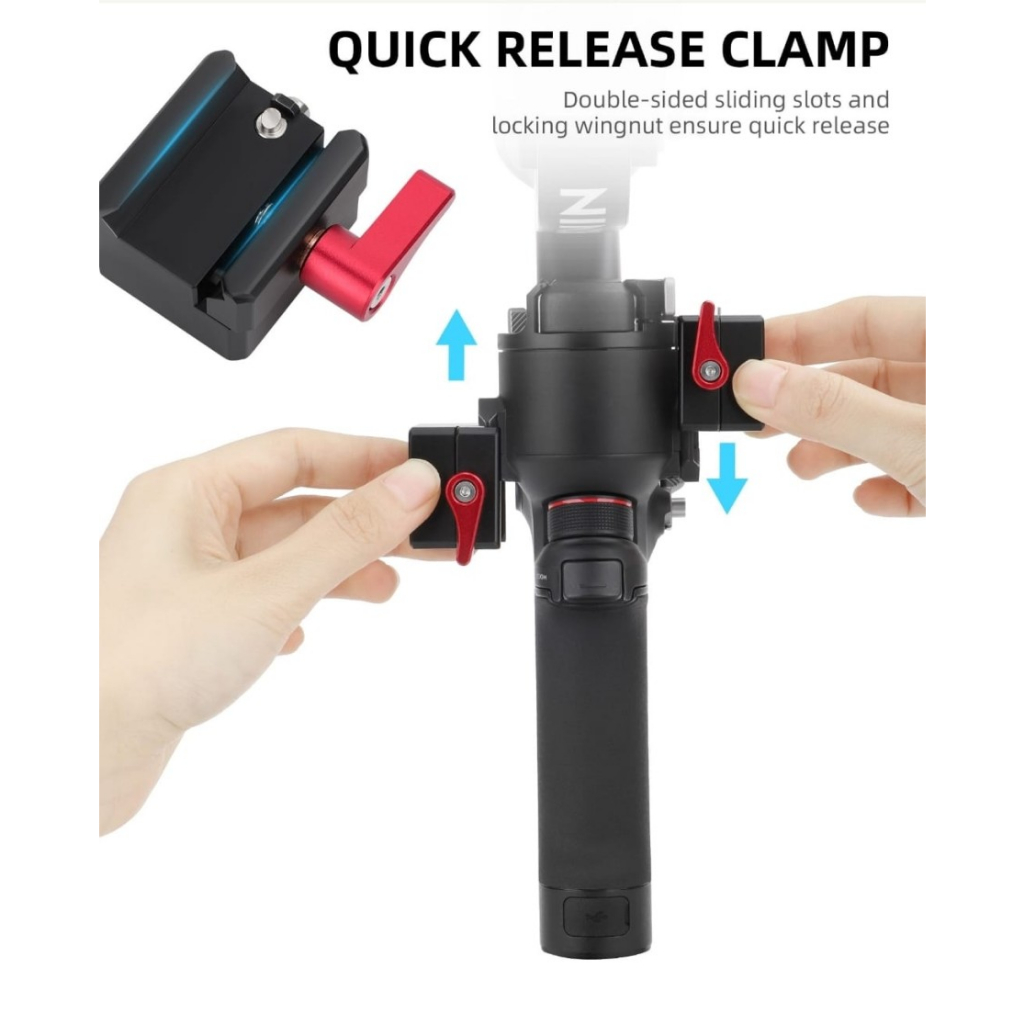 Jual Adapter clamp Sunnylife mounting adapter clamp for DJI RS 2 RS 3 ...