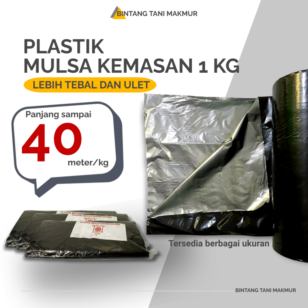 Jual Plastik Mulsa Kemasan Kg Panjang Meter Shopee Indonesia