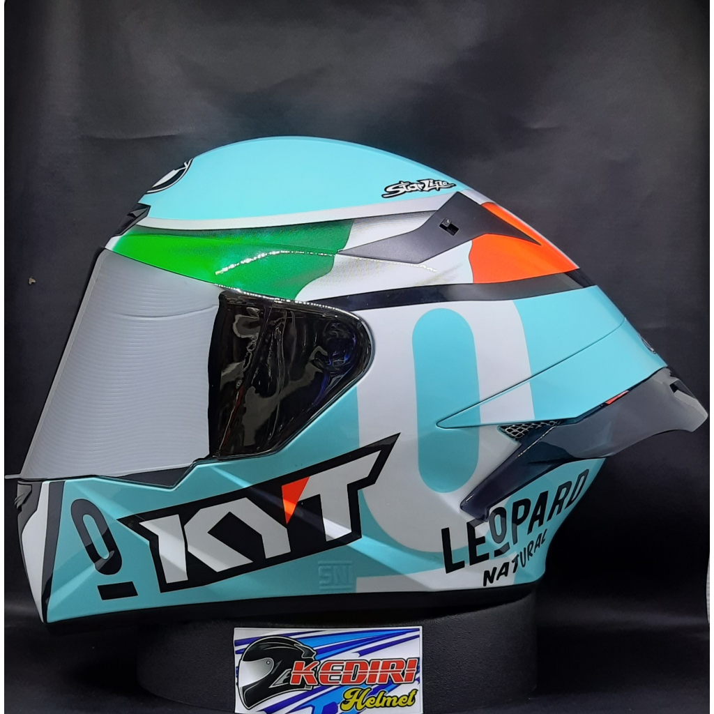 Jual Helm KYT TT COURSE DALLA PORTA leopard full face ttc | Shopee ...