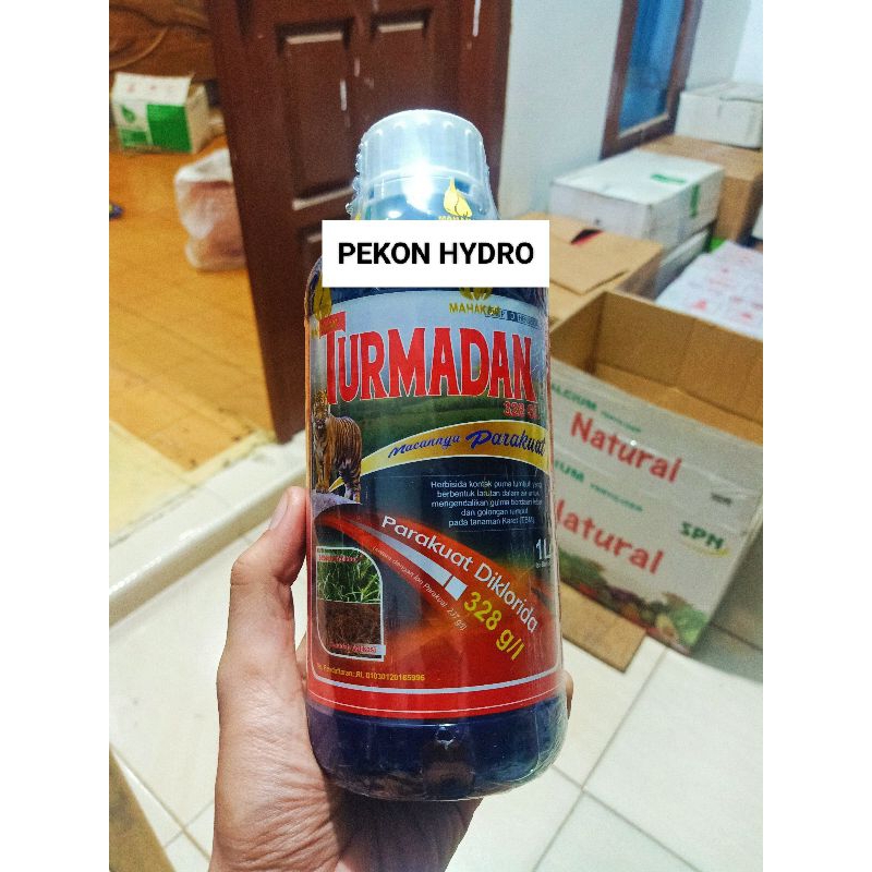 Jual Herbisida Turmadan 328 SL Parakuat Diklorida Racun Kontak Rumput ...