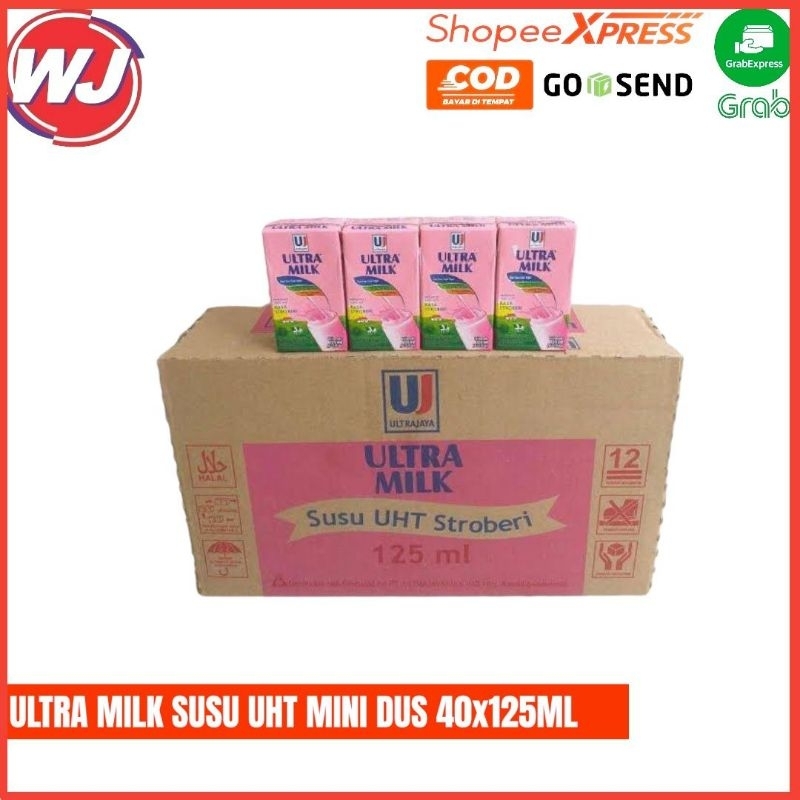 Jual ULTRA MILK UHT MINI DUS 40x125ml | Shopee Indonesia