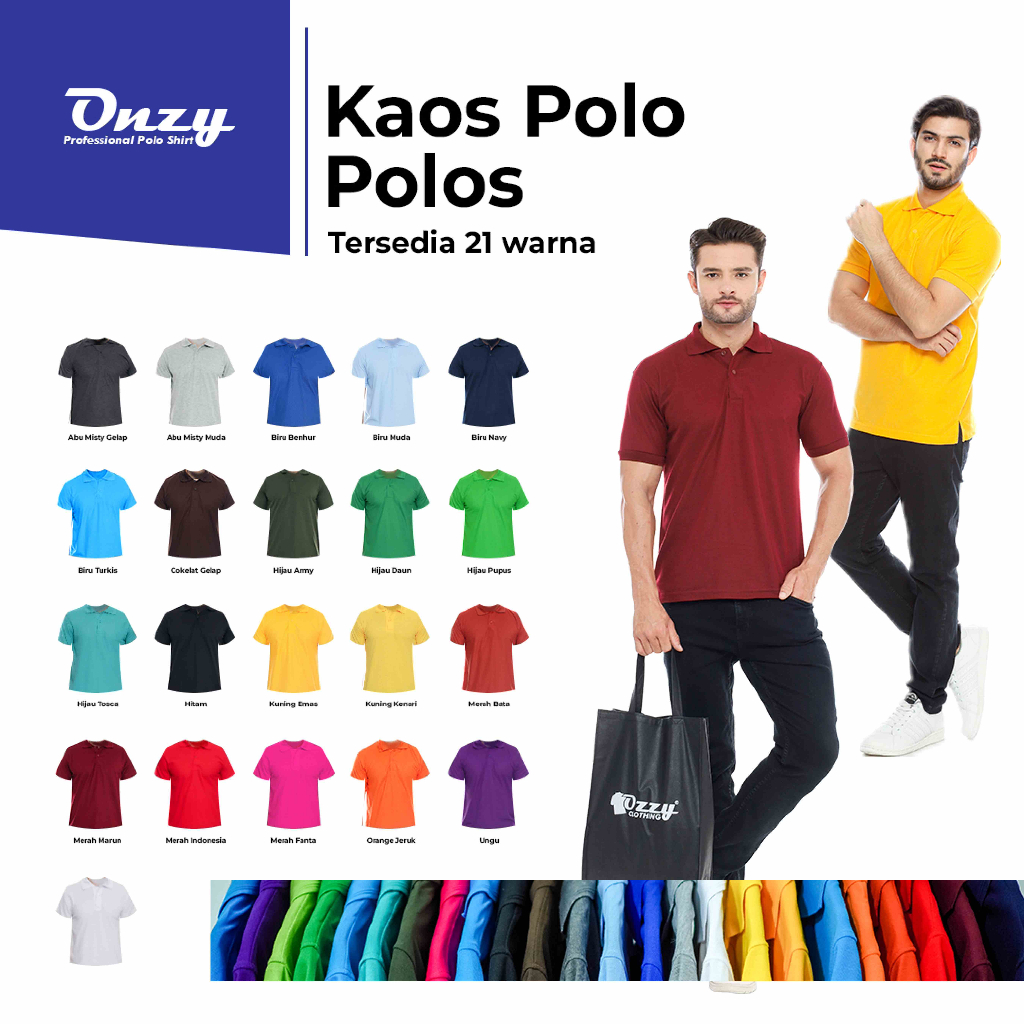 Jual Grosir Kaos Polo Polos Kaos Kerah Polo Shirt Polos Ozdy Polo Shirt By Ozzy Clothing