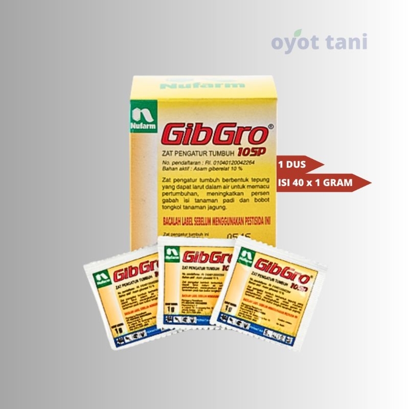 Jual Gibgro 10SP 1gram X 40pcs (1Dus/Kotak) | Zat Pengatur Tumbuh (ZPT ...