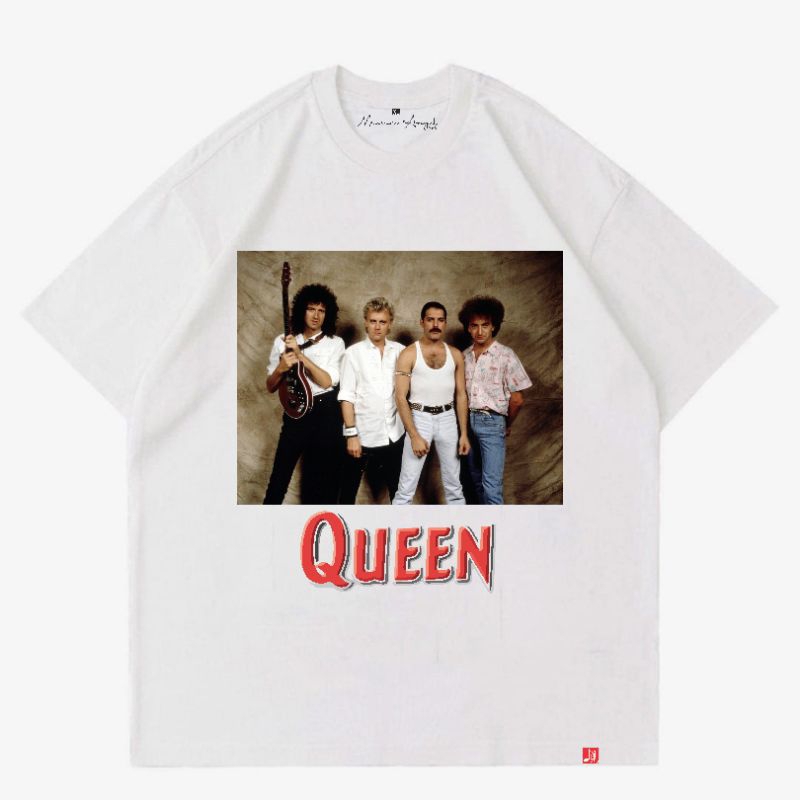 kaos band QUEEN BOHEMIAN RAPSODY Premium Tshirt queen oversize rock  n roll uniqlo hnm T-SHIRT OVERSIZE BAJU VINTAGE PARODI RAP TEE TEES
