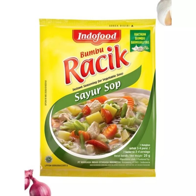 調味料・料理の素・油 Racik Sayur Asem-Lodeh-Sop-Tempe-Ladaku Jual Bumbu Racik Indofood ( Ayam Ikan Tempe Nasi ) Goreng
