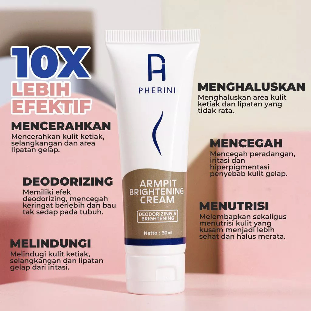 Jual Pherini Armpit Brightening Cream - Pencerah lipatan kulit Ketiak ...