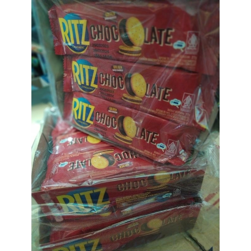 Jual RITZ BISKUIT CHOCOLATE 1BOX @12PCS | Shopee Indonesia