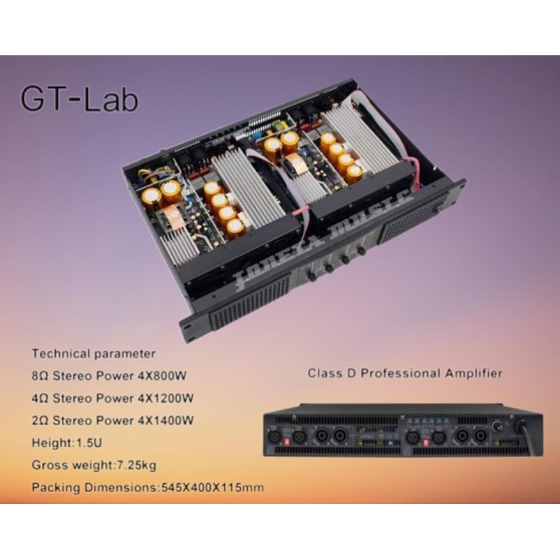 Jual Power Amplifier GT Lab RDW SC 4800 / SC4800 4 channel Shopee