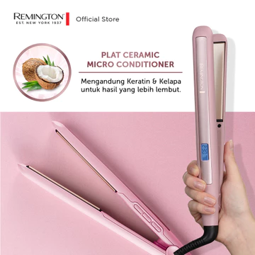 Paket Remington Coconut Smooth Catokan S5901 Pengeriting Rambut CI5901