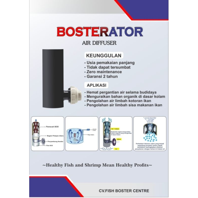 Jual ECORATOR AIR DIFFUSER (BOSTERATOR) | Penambah Suplai Oksigen ...