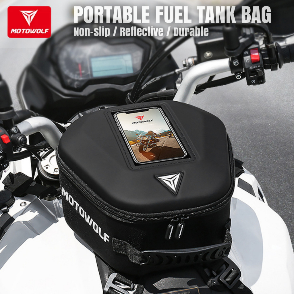 Jual Tankbag Motowolf Universal Tas Tangki Motor Waterproof Premium