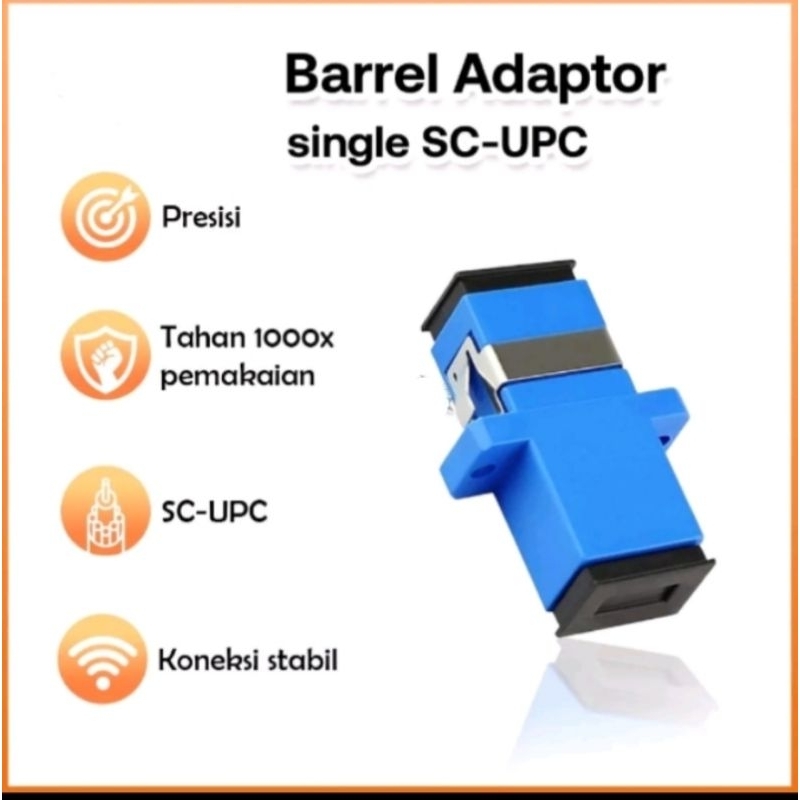 Jual Barrel Adapter SC UPC Isi 50Pcs | Shopee Indonesia