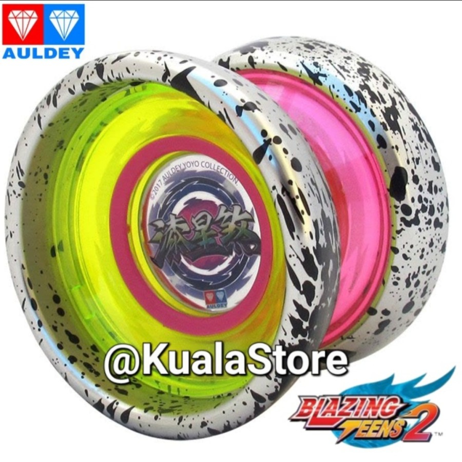 Jual Mainan Yoyo Auldey Original Blazing Teens Star Evil Flame Tiger