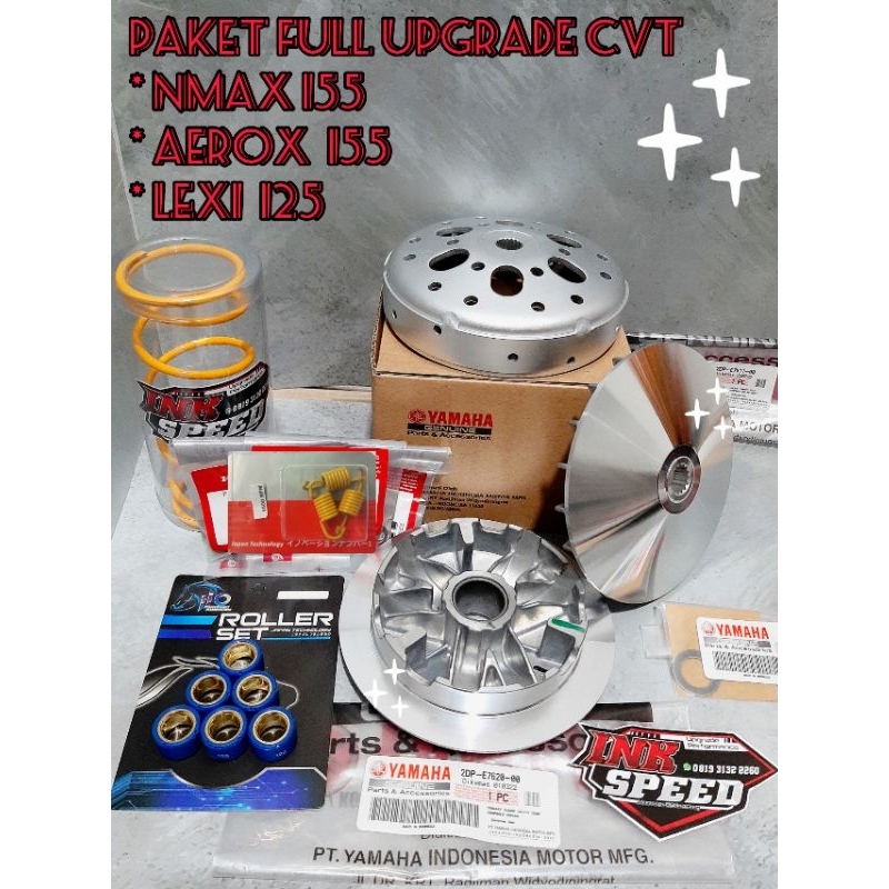 Jual Paket Full Upgrade Cvt Rumah Roller Nmax Aerox Lexi Yamaha Full Spek Upgrade Paket Kirian