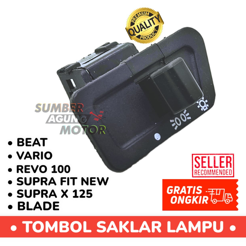 Jual SAKLAR TOMBOL LAMPU KARISMA REVO SUPRA X125 BEAT BLADE VARIO IMI ...