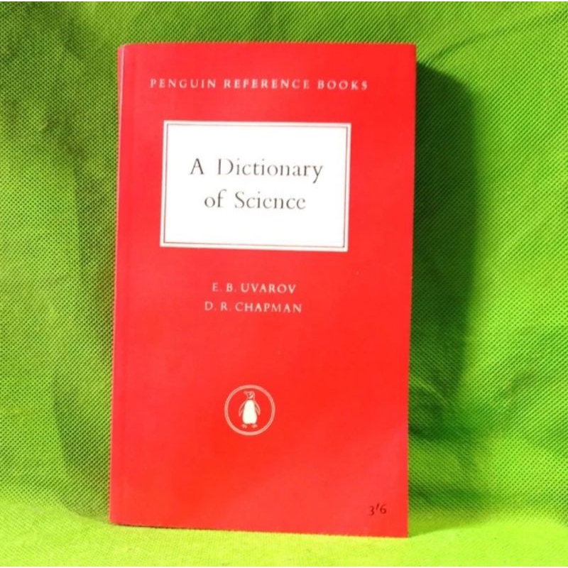 Jual A DICTIONARY OF SCIENCE E. B. UVAROV / D. R. CHAPMAN Shopee
