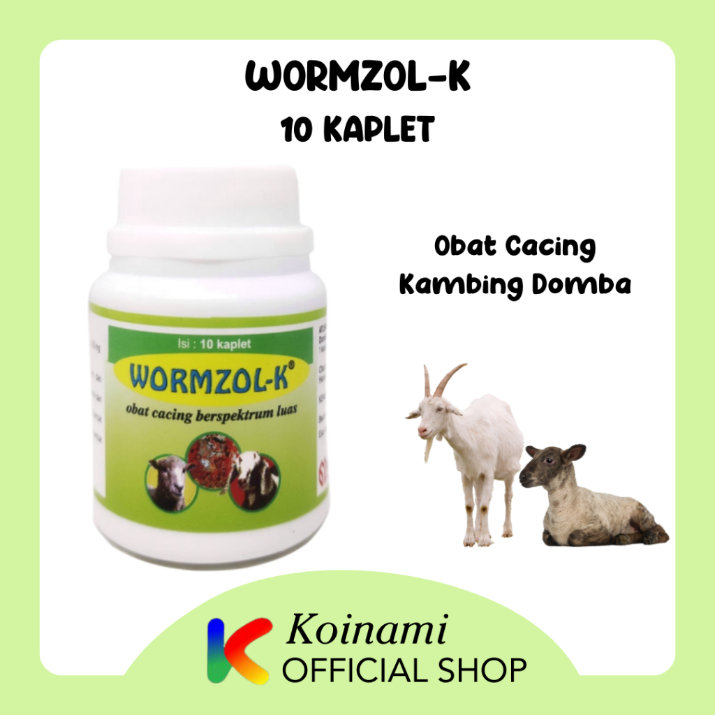 Jual WORMZOL - K 10 Kapsul / OBAT CACING KAMBING DOMBA / MEDION ...