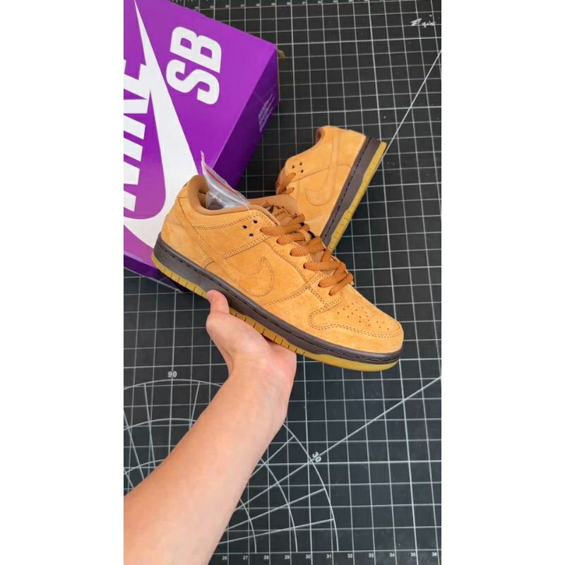 Jual SEPATU NIKE SB DUNK LOW WHEAT MOCHA SNIKERS PREMIUM QUALITY