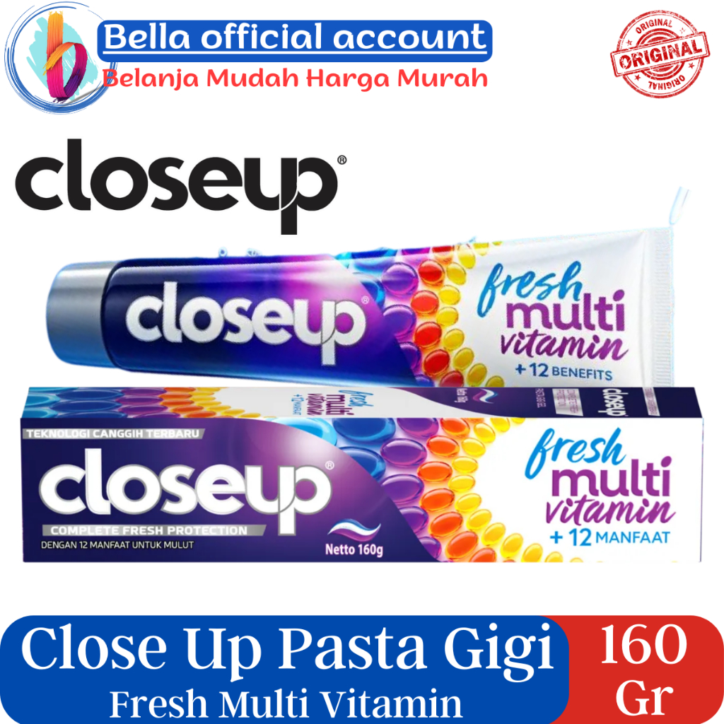 Jual Closeup Fresh Multivitamin Complete Fresh Protection Pasta Gigi ...