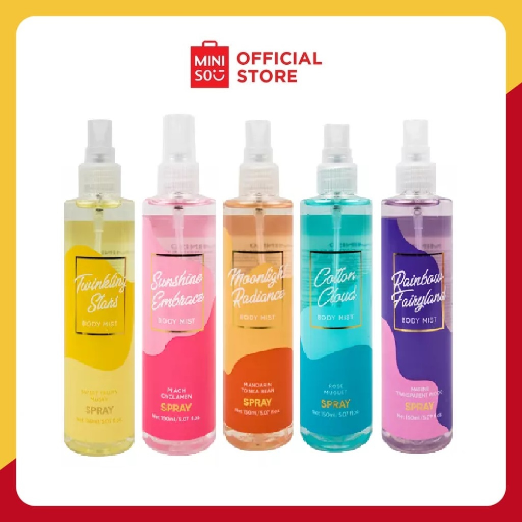 Jual MINISO BODY MIST / Garden of Eden Body Spray 150mL | Shopee Indonesia