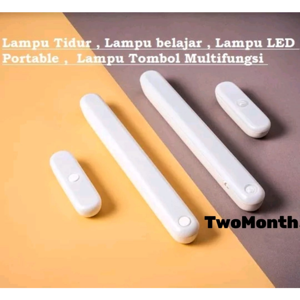Jual Lampu LED 3 warna ada tombol on off PREMIUM lamp kamar meja ...