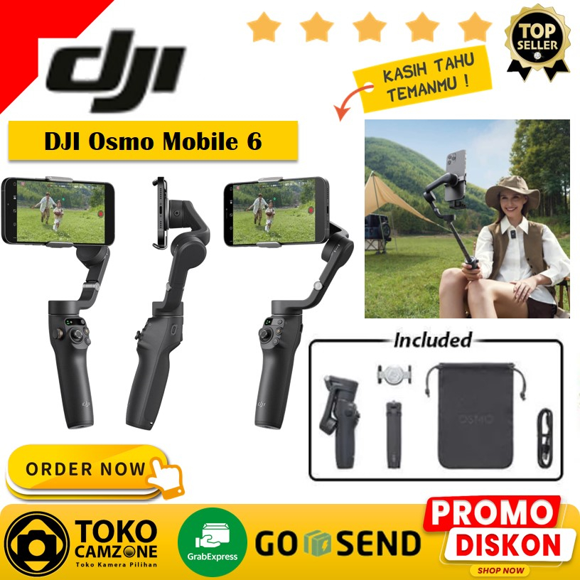 Jual DJI Osmo Mobile 6 Smartphone Gimbal - ORIGINAL | Shopee Indonesia